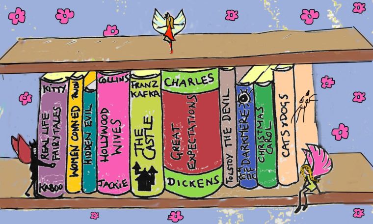 Fairies on bookshelfbest4 Copyrighted2